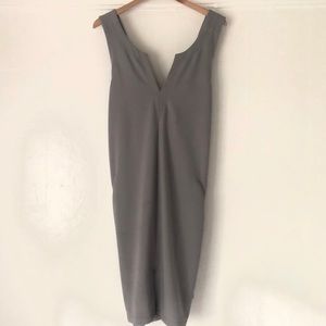 Tracy Reese Lab Grey Cross Back Dress